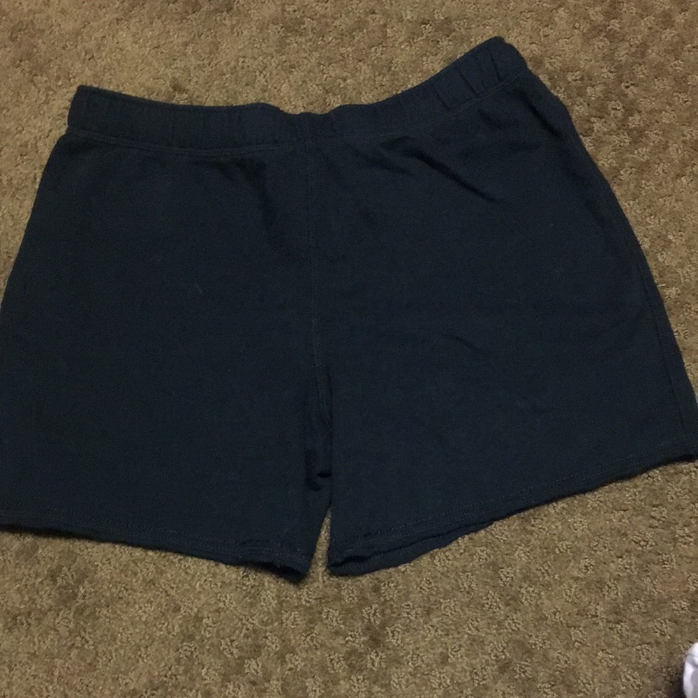 Black shorts, Small solid , inside drawstring EUC